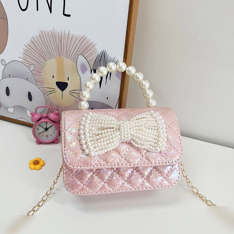 Girl Bag Messenger Bag Princess Beauty Explosive Handbag Little Girl Fashion Shoulder Bag Girl Baby Cute Little Messenger Bag