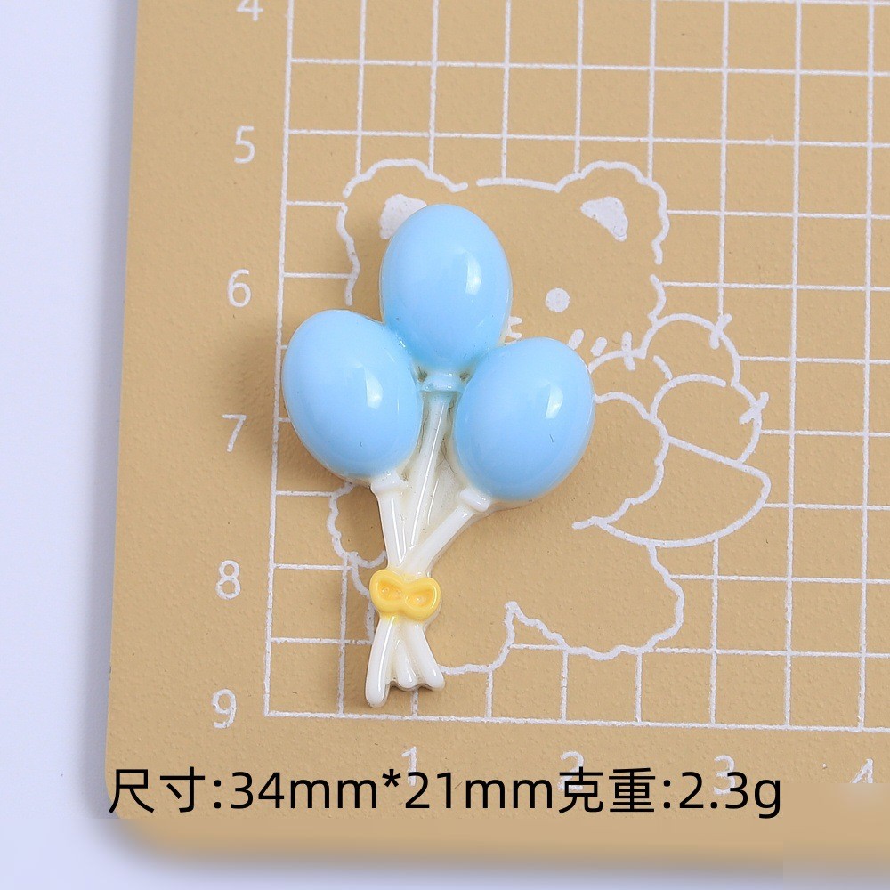 椭圆蓝色气球