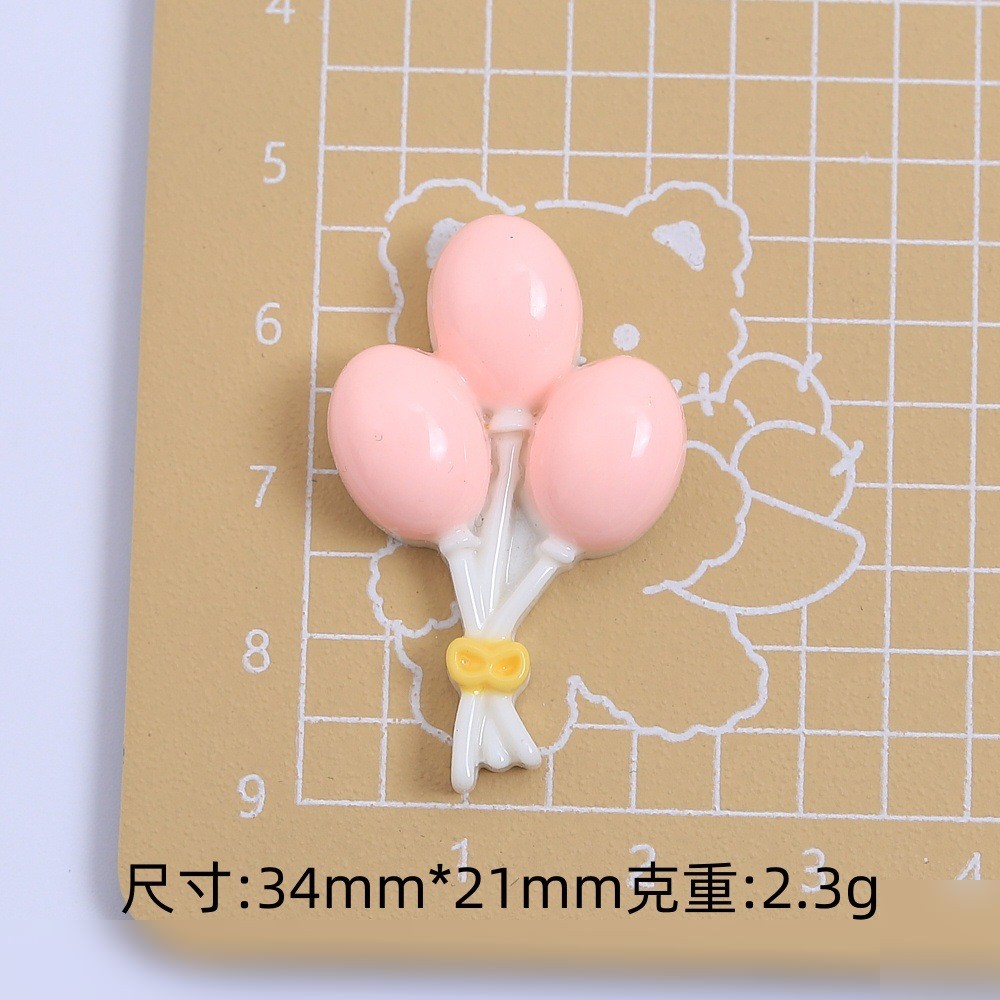 椭圆粉色气球