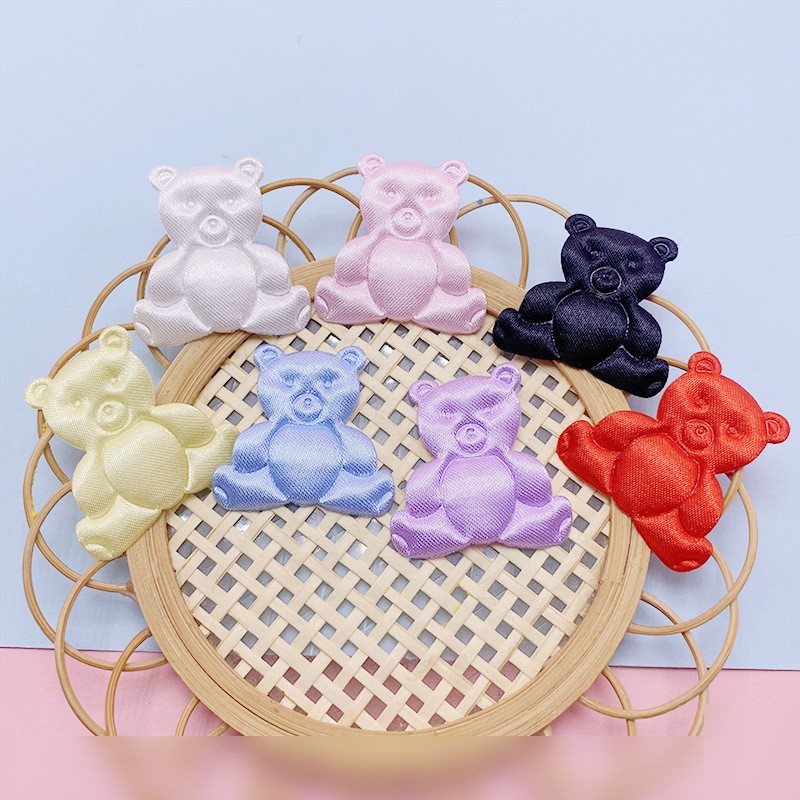 Cartoon Cute Three-dimensional Bear Boy Diy Handmade Hairpins Jewelry Accessories Children's Clothing Hair Accessories Decoration Materials